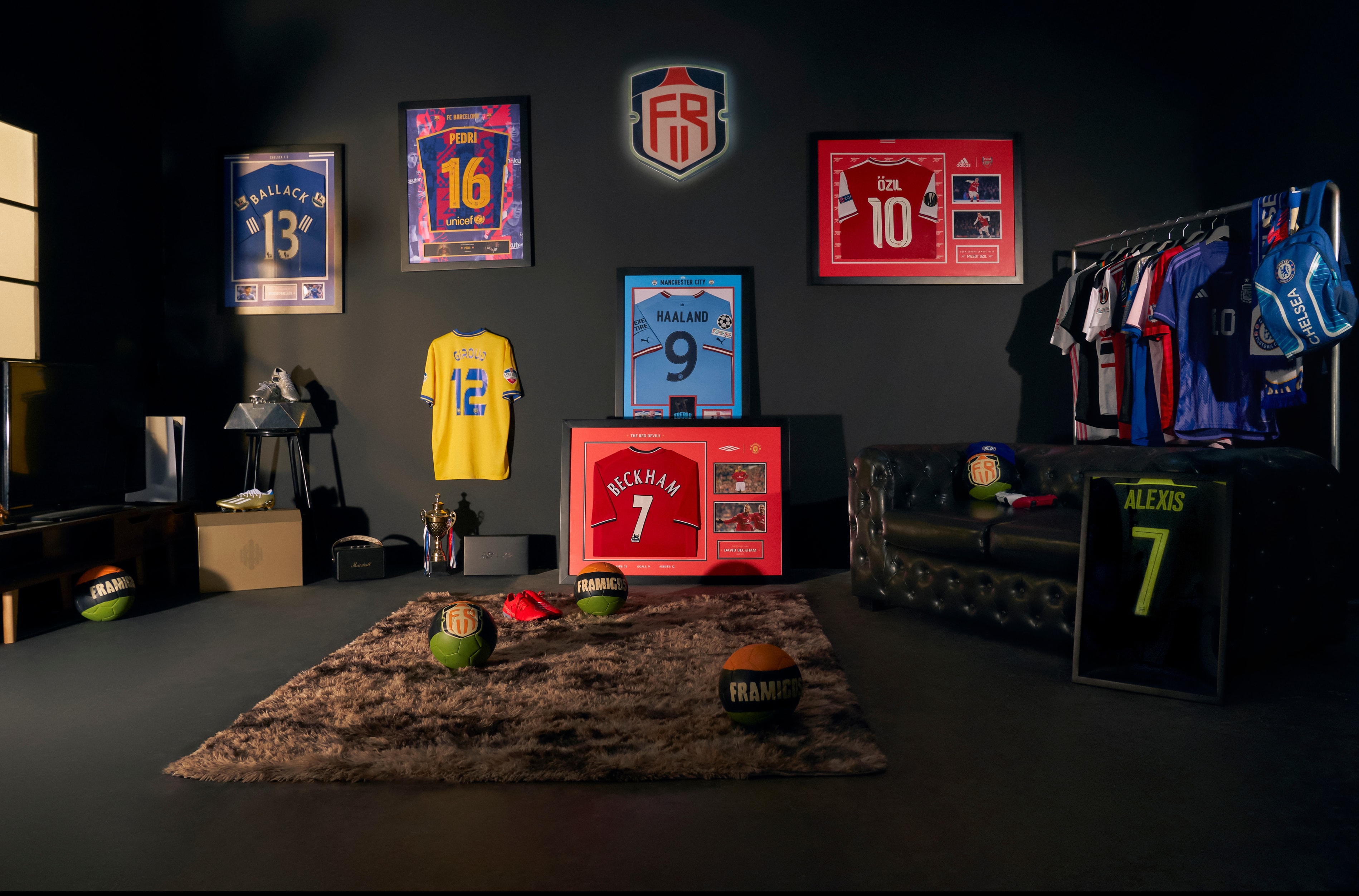 Framigos jersey collection room