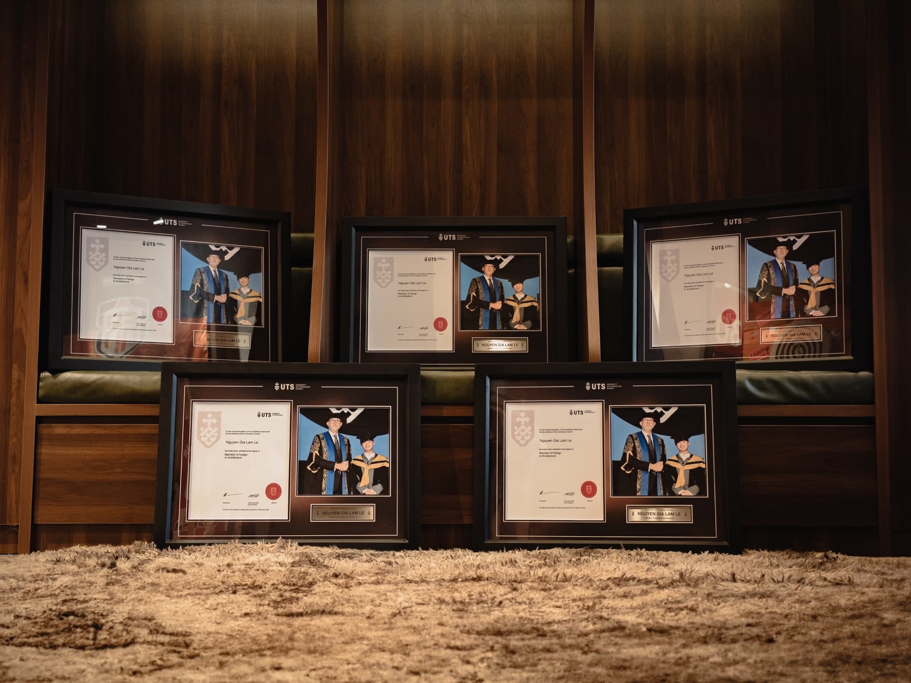 Framigos presentation wall