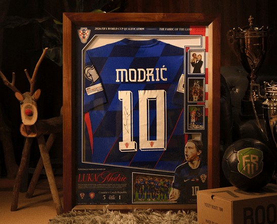 Luka Modric - Real Madrid No.14 framed display